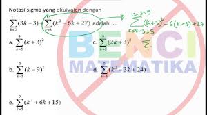 Maybe you would like to learn more about one of these? Notasi Sigma Yang Equivalen Request Youtube
