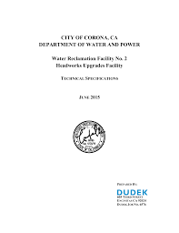 City Of Corona Ca Department Of Water And Power Manualzz Com