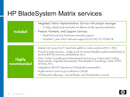 Hp Bladesystem Matrix Introduction Overview Ppt Download