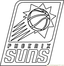 P hoe n 1 x suns. Phoenix Suns Coloring Page For Kids Free Nba Printable Coloring Pages Online For Kids Coloringpages101 Com Coloring Pages For Kids