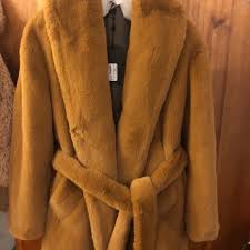 Zara camel long soft faux fur coat with lapels size l bnwt. Rag Bone Jackets Coats Rag Bone Bijou Faux Fur Camel Poshmark