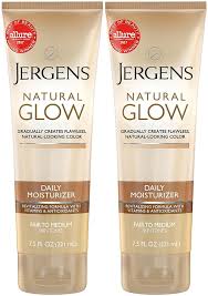 It does come off very well in . Jergens Natural Glow Daily Moisturizer Revitalizing Fair To Medium Skin Tones 7 5 Ounce Pack Of 2 Ibeautistore Com