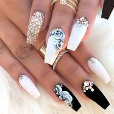 lovely and cute acrylic nails