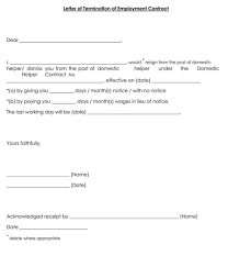 Template sample > templates > sample of employment contract agreement malaysia. Writing A Contract Termination Letter Guide And Free Templates