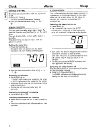 Set an alarm for 30 minutes. Setting The Time Sleep Function Alarm Function Philips Ae 2340 00 User Manual Page 10 12