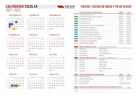 Coordinación general de control escolar. Calendario Escolar Clm 2021 22 Sindicato De Trabajadores Y Trabajadoras De La Ensenaza De Castilla La Mancha