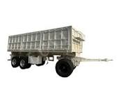 Luyi China 3 Axle 60 Ton Side Tipping Trailer Dump Semi Trailer with  Drawbar Can Be Customizable Factory Direct Outlet