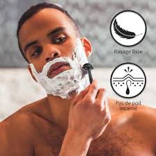 Rasoir de Sécurité en Métal Noir avec Stand&5 Lames Rasoir de Sûreté Homme  Rasoir à Barbe Rasoir HommeRasoir Visage Rasoir Barbier
