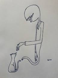 Licking of their lips can also display annoyance. The Invisible Thing All Cats See When They Re Staring Meowing At The Wall At 3 Am Drawing
