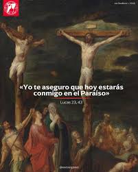 Sabes a quién le dicen "el buen ladrón"? Lucas 23,35-43. El pueblo  permanecía allí y miraba. Sus jefes, burlándose, decían: «Ha salvado a  otros: ¡que se salve a sí mismo, si es
