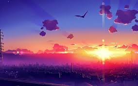 Anime illustration, cyberpunk, video games, pixel art, the last night. Anime World Wallpapers Wallpaper Cave