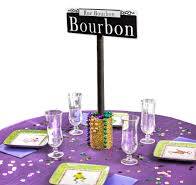 18" Waterproof Bourbon Street Sign Decor