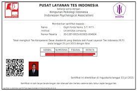 Maybe you would like to learn more about one of these? Syarat Lulus Tes Serdos Dikti Gigih Forda Nama An Ordinary People