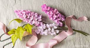 May Member Make Crepe Paper Lilac Flowers Lia Griffith In 2021 Paper Roses Lilac Flowers Flower Video Tutorials