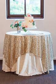Unique Wedding Ideas Add Sparkle With Sequins Modwedding Sequin Wedding Cake Table Wedding Cake Table Wedding Table Linens