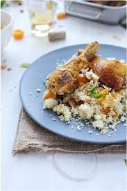 Poulet Roti Au Beurre De Paprika Et Citron Semoule Aux Fruits Secs Chefnini Recette Poulet Roti Cuisson Des Aliments Idee Recette
