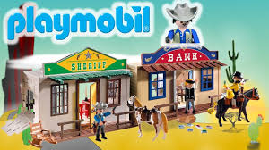 The site owner hides the web page description. Playmobil Western Sheriff Bank A Little Story Youtube