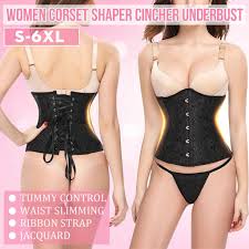 Easy returns · free gift with $50+ order · discreet packaging Buy Women Gothic Underbust Corset And Waist Cincher Bustiers Top Workout Shape Body Belt Sexy Lingerie Corsets Top Plus Size S 6xl Lose Weight At Affordable Prices Free Shipping Real Reviews With