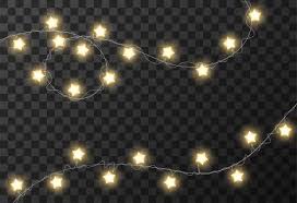 Christmas Lights Transparent Background Seamless Background Christmas Lights Transparent Background