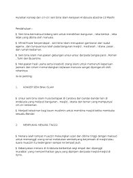 Seni islam tidak lain adalah seni qur'ani. Seni Bina