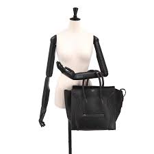 セリーヌ CELINE ラゲージ ミニショッパー ハンド バッグ レザー ブラック レッド 165213 Luggage Mini Shopper  90201708 : 90201708 : PURPOSEパーパス・ヤフー店 - 通販 - Yahoo!ショッピング