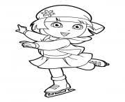 See more ideas about coloring pages, ice skating, coloring pages for kids. Dora The Explorer Coloring Pages To Print Dora The Explorer Printable