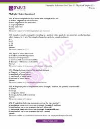 The wave equation states that v = f • λ where λ is the wavelength of the wave. Ncert Exemplar Class 11 Physics Solutions Chapter 15 Check Out The Pdf Here