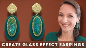 Polymer Clay Mardi Gras Jade Stone Jewelry Tutorial