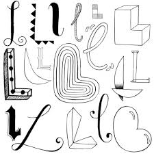 L By Abi Hall Hand Lettering Alphabet Doodle Lettering Creative Lettering