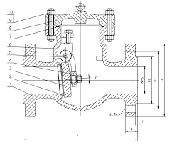 Flanged Stainless Steel Swing Check Valve