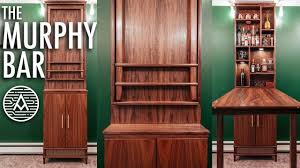 I breakout all my finest woodworking skills to complete this project. Fold Down Murphy Bar Woodworking Youtube