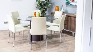 Dining table *round single pedestal table *gear driven 18 takeout leaf *table shown with a deco style pedestal base *table size: 100 Round 6 Seater Dining Tables Best Paint To Paint Furniture Check More At Http Li Glass Round Dining Table Round Dining Table Modern Glass Dining Table