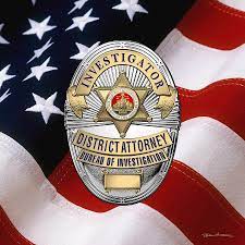 Also shop for fashion jewelry at best prices on aliexpress! Los Angeles County District Attorney Investigator Badge Over American Flag Digital Art By Serge Averbukh
