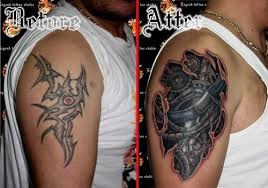 Today biomechanical tattoos are one of the most interesting tattoo branches. Cover Up Biomechanical Tattoo Legend Tattoo Studio Biomechanical Tattoo Cover Tattoo Tattoos