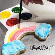 Male thumb hole antique ceramic paint palette plastic paint pallet tablet tattoo ceramics watercolor paint palette watercolour picture ceramic paint palette cloth kawaii paints palette eyeshadow palet basic watercolor palette art de. Food Coloring Paint Palettes Perfect For Paint Your Own Cookie Kits
