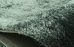 Kalte und ungemütliche räume können durch diesen. Runde Teppiche Shaggy Luxe Grun Trendcarpet De
