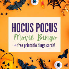 Browse hocus pocus movie and questions resources on teachers pay teachers,. Printable Hocus Pocus Bingo A Reinvented Mom