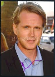 Ivan Simon Cary Elwes (1962-) angol színész aláírása fotón