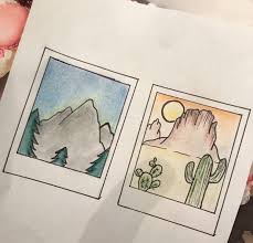 Polaroid Picture Drawing Mini Drawings Cute Drawings Cool Art Drawings