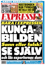 Its symbol is a wasp and its slogans are it stings or expressen to your rescue. Expressen Wikipedia
