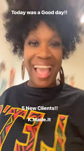 Today was a good day! K.MADE.IT just landed her first celebrity client —  straight out of Atlanta, Georgia! 🙌🏽✨I've been out here networking since  Wednesday, showing up, staying ready, and it finally