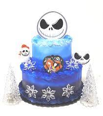 Since crafty october overlaps with 100 days of disney this year, i felt it was only fitting to create this halloween's free printables, themed around tim burton's the nightmare before. Nightmare Before Christmas Winter Wonderland Themed Birthday Cake Topper Set With Jack Skellington And Decorative Themed Accessories Amazon Ae