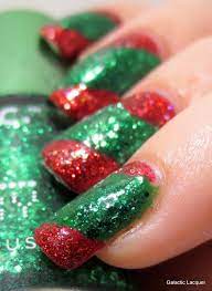 That's where this cool emerald nail polish comes into play—it's. 12 Days Of Christmas Only Red Green Christmas Nail Art Green Nail Art Holiday Nails