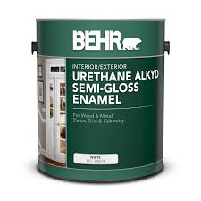 The obvious warmth of ashen tan gives it a wonderful look with all types of wood furniture and accent pieces. Specialty Alkyd Semi Gloss Enamel Paints For Your Project Behr