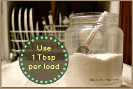 Homemade Dishwasher Detergent Soap And A Natural Rinse Agent