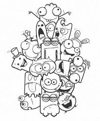Monsters Doodle Art Drawing Graffiti Doodles Doodle Art Designs