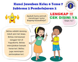 Lengkap Kunci Jawaban Kelas 6 Tema 7 Subtema 2 Pembelajaran 2 Kunci Jawaban Tematik Lengkap Terbaru Simplenews
