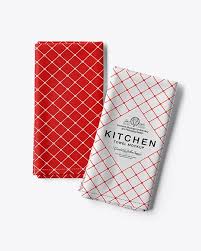 Two Folded Kitchen Towels Mockup Top View In Object Mockups On Yellow Images Object Mockups Mockup Psd Mockup Free Psd Free Psd Mockups Templates