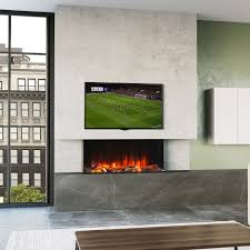 Unfortunately, we do not offer any double sided electric fireplace inserts. Polaris 620e Electric Fireplace Insert