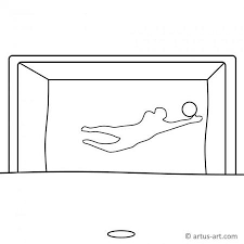 Torwarthandschuhe Ausmalbild Gratis Ausdrucken Ausmalen Artus Art